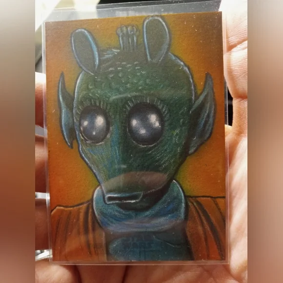 Star Wars Greedo Sketch Card - Picture 7 of 16